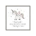 Picture of Be a Unicorn II _GroupedProduct_Square_Mini_ _GroupedProduct_Square_Canvas_Framed_