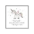 Picture of Be a Unicorn II _GroupedProduct_Square_Mini_ _GroupedProduct_Square_Canvas_Framed_