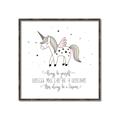 Picture of Be a Unicorn II _GroupedProduct_Square_Mini_ _GroupedProduct_Square_Canvas_Framed_