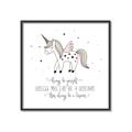 Picture of Be a Unicorn II _GroupedProduct_Square_Mini_ _GroupedProduct_Square_Canvas_Framed_