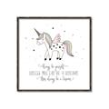 Picture of Be a Unicorn II _GroupedProduct_Square_Mini_ _GroupedProduct_Square_Canvas_Framed_