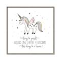 Picture of Be a Unicorn II _GroupedProduct_Square_Mini_ _GroupedProduct_Square_Canvas_Framed_