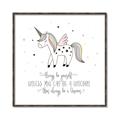 Picture of Be a Unicorn II _GroupedProduct_Square_Mini_ _GroupedProduct_Square_Canvas_Framed_