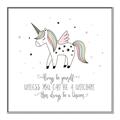 Picture of Be a Unicorn II _GroupedProduct_Square_Mini_ _GroupedProduct_Square_Canvas_Framed_