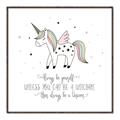 Picture of Be a Unicorn II _GroupedProduct_Square_Mini_ _GroupedProduct_Square_Canvas_Framed_
