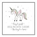 Picture of Be a Unicorn II _GroupedProduct_Square_Mini_ _GroupedProduct_Square_Canvas_Framed_