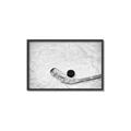 Picture of Ice Hockey stick and puck _GroupedProduct_Rectangle_Landscape_Mini_ _GroupedProduct_Rectangle_Landscape_Canvas_Framed_