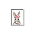 Picture of Floral Top Bunny _GroupedProduct_Rectangle_Portrait_Mini_ _GroupedProduct_Rectangle_Portrait_Canvas_Framed_
