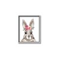 Picture of Floral Top Bunny _GroupedProduct_Rectangle_Portrait_Mini_ _GroupedProduct_Rectangle_Portrait_Canvas_Framed_