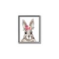 Picture of Floral Top Bunny _GroupedProduct_Rectangle_Portrait_Mini_ _GroupedProduct_Rectangle_Portrait_Canvas_Framed_