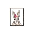 Picture of Floral Top Bunny _GroupedProduct_Rectangle_Portrait_Mini_ _GroupedProduct_Rectangle_Portrait_Canvas_Framed_