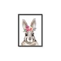 Picture of Floral Top Bunny _GroupedProduct_Rectangle_Portrait_Mini_ _GroupedProduct_Rectangle_Portrait_Canvas_Framed_