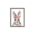 Picture of Floral Top Bunny _GroupedProduct_Rectangle_Portrait_Mini_ _GroupedProduct_Rectangle_Portrait_Canvas_Framed_