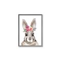 Picture of Floral Top Bunny _GroupedProduct_Rectangle_Portrait_Mini_ _GroupedProduct_Rectangle_Portrait_Canvas_Framed_