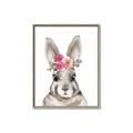 Picture of Floral Top Bunny _GroupedProduct_Rectangle_Portrait_Mini_ _GroupedProduct_Rectangle_Portrait_Canvas_Framed_