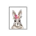 Picture of Floral Top Bunny _GroupedProduct_Rectangle_Portrait_Mini_ _GroupedProduct_Rectangle_Portrait_Canvas_Framed_