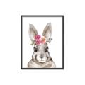 Picture of Floral Top Bunny _GroupedProduct_Rectangle_Portrait_Mini_ _GroupedProduct_Rectangle_Portrait_Canvas_Framed_