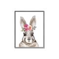 Picture of Floral Top Bunny _GroupedProduct_Rectangle_Portrait_Mini_ _GroupedProduct_Rectangle_Portrait_Canvas_Framed_