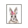 Picture of Floral Top Bunny _GroupedProduct_Rectangle_Portrait_Mini_ _GroupedProduct_Rectangle_Portrait_Canvas_Framed_