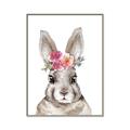 Picture of Floral Top Bunny _GroupedProduct_Rectangle_Portrait_Mini_ _GroupedProduct_Rectangle_Portrait_Canvas_Framed_