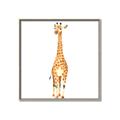 Picture of Standing Tall Giraffe _GroupedProduct_Square_Mini_ _GroupedProduct_Square_Canvas_Framed_