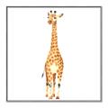 Picture of Standing Tall Giraffe _GroupedProduct_Square_Mini_ _GroupedProduct_Square_Canvas_Framed_