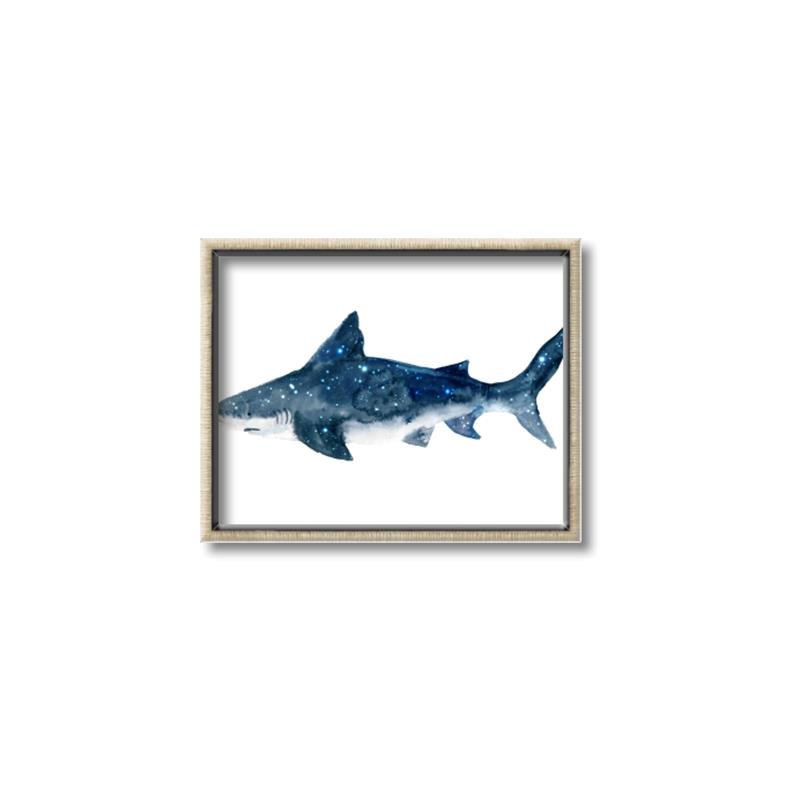 Picture of Shark Attack II  _GroupedProduct_Rectangle_Landscape_Mini_ _GroupedProduct_Rectangle_Landscape_Canvas_Framed_