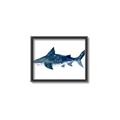 Picture of Shark Attack II  _GroupedProduct_Rectangle_Landscape_Mini_ _GroupedProduct_Rectangle_Landscape_Canvas_Framed_