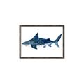 Picture of Shark Attack II  _GroupedProduct_Rectangle_Landscape_Mini_ _GroupedProduct_Rectangle_Landscape_Canvas_Framed_