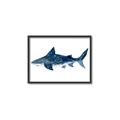Picture of Shark Attack II  _GroupedProduct_Rectangle_Landscape_Mini_ _GroupedProduct_Rectangle_Landscape_Canvas_Framed_