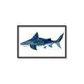 Picture of Shark Attack II  _GroupedProduct_Rectangle_Landscape_Mini_ _GroupedProduct_Rectangle_Landscape_Canvas_Framed_