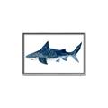 Picture of Shark Attack II  _GroupedProduct_Rectangle_Landscape_Mini_ _GroupedProduct_Rectangle_Landscape_Canvas_Framed_