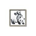 Picture of Mom and Baby Panda _GroupedProduct_Square_Mini_ _GroupedProduct_Square_Canvas_Framed_