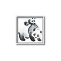 Picture of Mom and Baby Panda _GroupedProduct_Square_Mini_ _GroupedProduct_Square_Canvas_Framed_