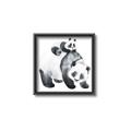 Picture of Mom and Baby Panda _GroupedProduct_Square_Mini_ _GroupedProduct_Square_Canvas_Framed_