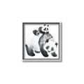 Picture of Mom and Baby Panda _GroupedProduct_Square_Mini_ _GroupedProduct_Square_Canvas_Framed_