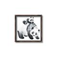 Picture of Mom and Baby Panda _GroupedProduct_Square_Mini_ _GroupedProduct_Square_Canvas_Framed_