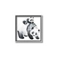 Picture of Mom and Baby Panda _GroupedProduct_Square_Mini_ _GroupedProduct_Square_Canvas_Framed_