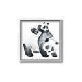 Picture of Mom and Baby Panda _GroupedProduct_Square_Mini_ _GroupedProduct_Square_Canvas_Framed_