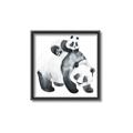 Picture of Mom and Baby Panda _GroupedProduct_Square_Mini_ _GroupedProduct_Square_Canvas_Framed_