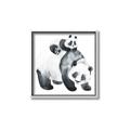 Picture of Mom and Baby Panda _GroupedProduct_Square_Mini_ _GroupedProduct_Square_Canvas_Framed_