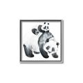 Picture of Mom and Baby Panda _GroupedProduct_Square_Mini_ _GroupedProduct_Square_Canvas_Framed_