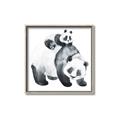 Picture of Mom and Baby Panda _GroupedProduct_Square_Mini_ _GroupedProduct_Square_Canvas_Framed_