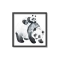 Picture of Mom and Baby Panda _GroupedProduct_Square_Mini_ _GroupedProduct_Square_Canvas_Framed_