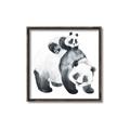 Picture of Mom and Baby Panda _GroupedProduct_Square_Mini_ _GroupedProduct_Square_Canvas_Framed_