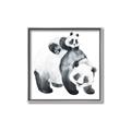 Picture of Mom and Baby Panda _GroupedProduct_Square_Mini_ _GroupedProduct_Square_Canvas_Framed_