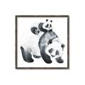 Picture of Mom and Baby Panda _GroupedProduct_Square_Mini_ _GroupedProduct_Square_Canvas_Framed_
