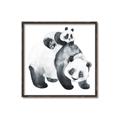 Picture of Mom and Baby Panda _GroupedProduct_Square_Mini_ _GroupedProduct_Square_Canvas_Framed_