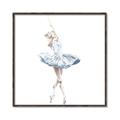 Picture of Ballerina Blue Dress _GroupedProduct_Square_Mini_ _GroupedProduct_Square_Canvas_Framed_