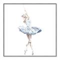 Picture of Ballerina Blue Dress _GroupedProduct_Square_Mini_ _GroupedProduct_Square_Canvas_Framed_